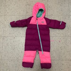 Girls Infant North Face winter suit